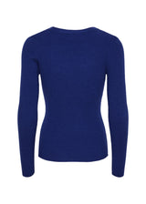 Women's Ribbed Sweater,Blue