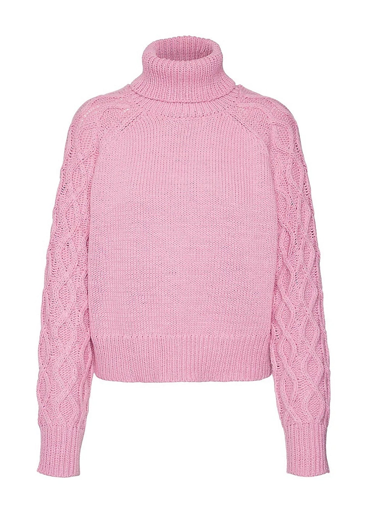 Women's Textured Knitted Sweater,Pink