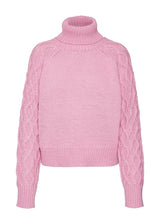 Women's Textured Knitted Sweater,Pink