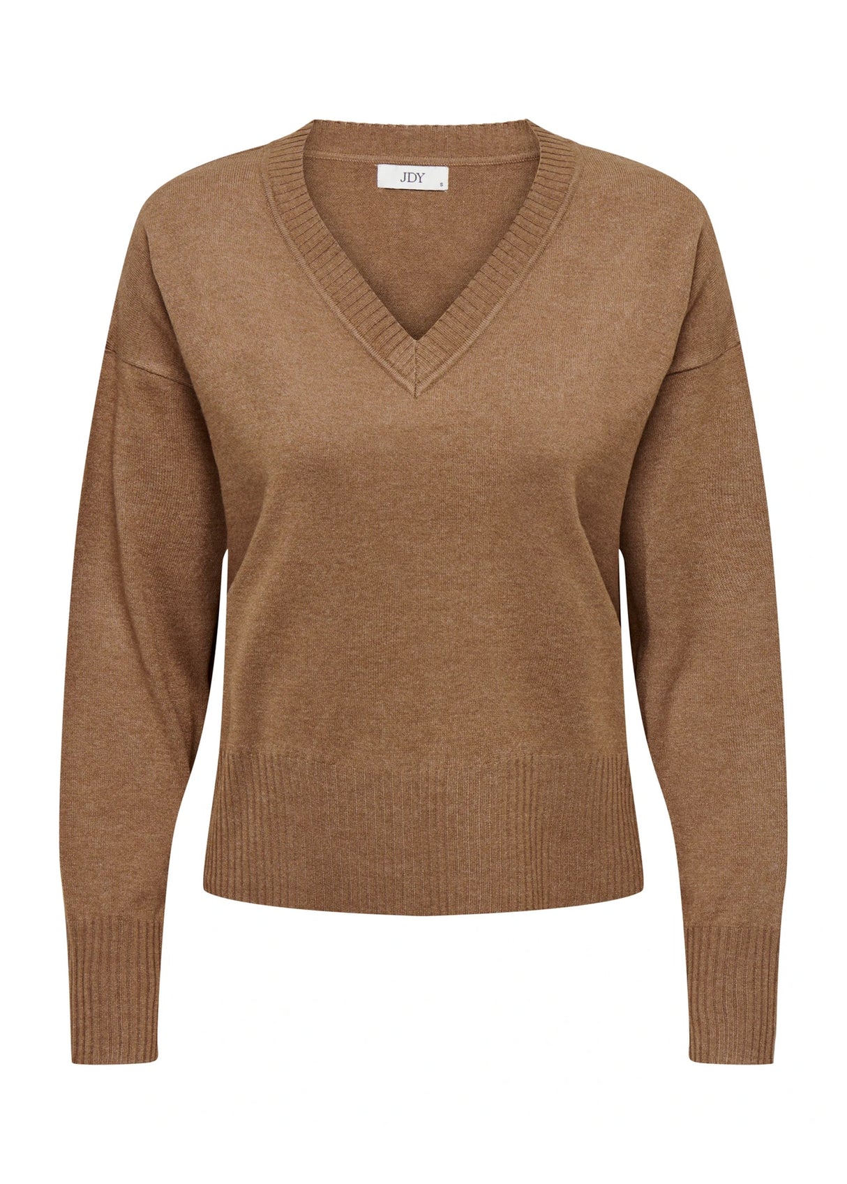 Women's Plain Sweater,Brown