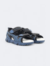 Kids Boy's Textured Sandals,Blue