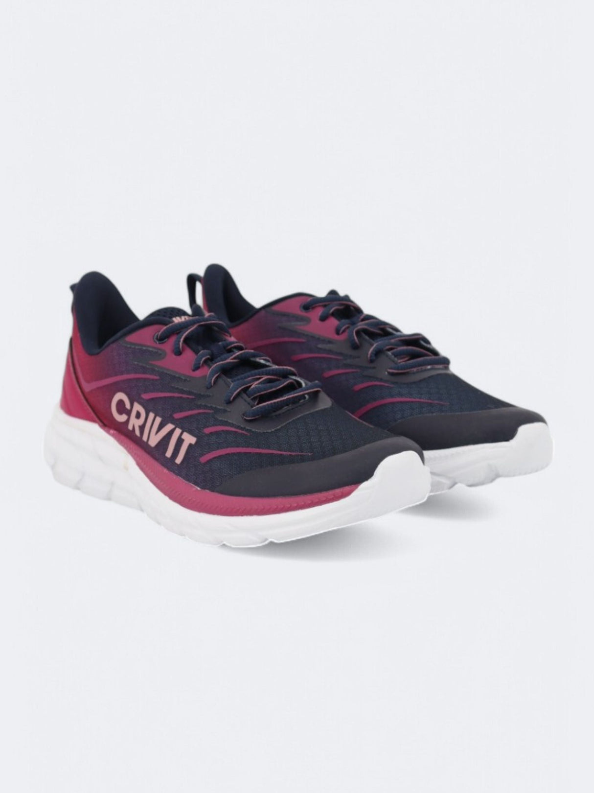 Women's Printed Running Shoes,Navy/Pink
