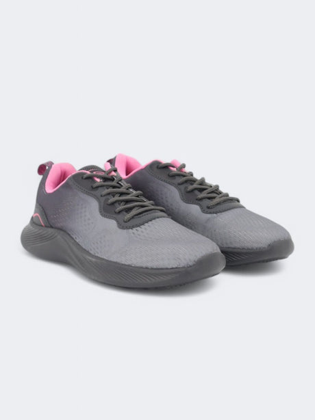 Women's Textured Running Shoes,Grey