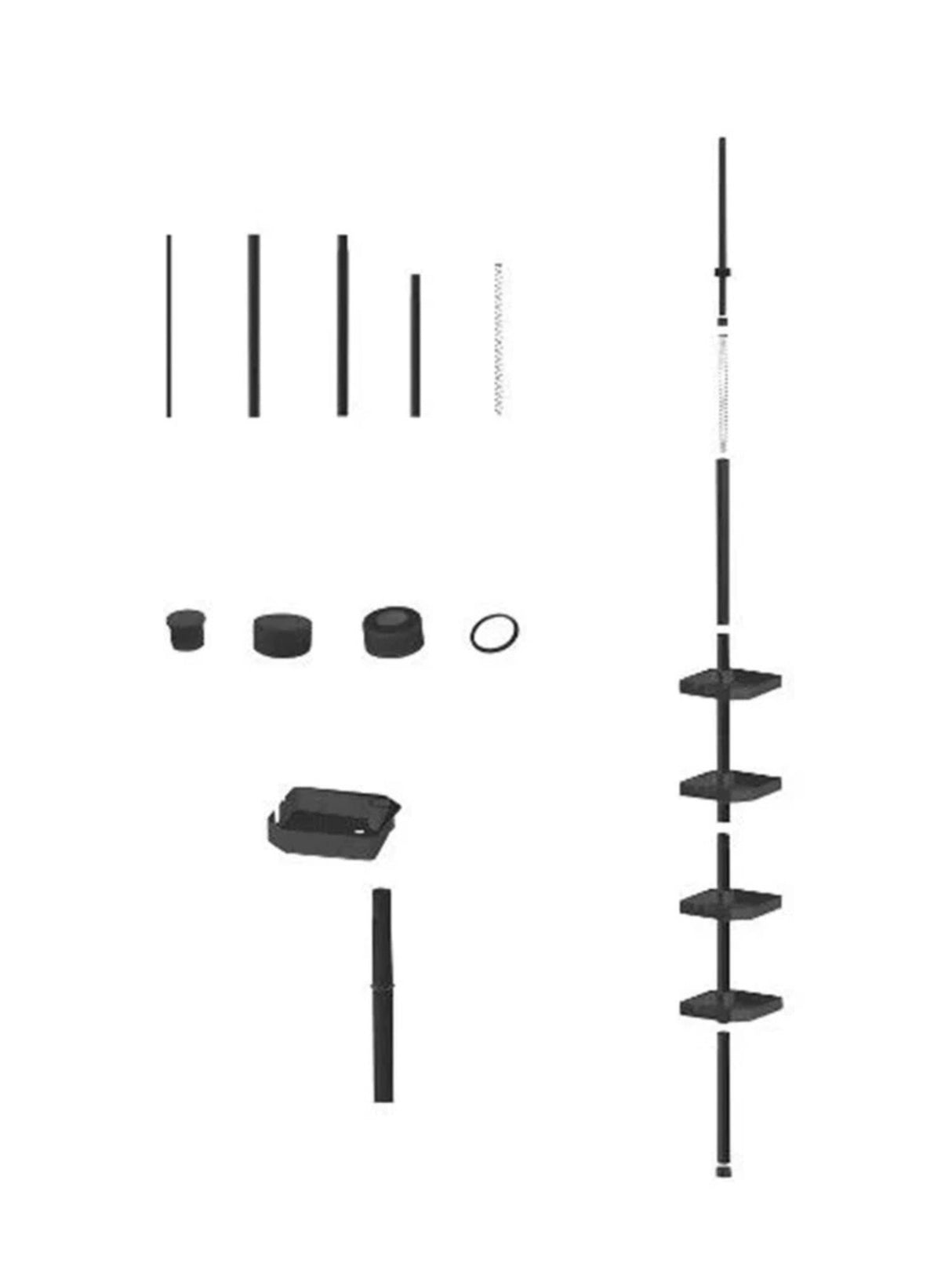Telescopic Bathroom Shelf Xxl