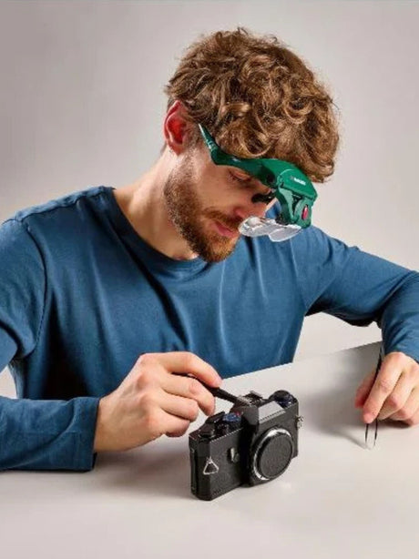 Led Glasses With Magnifying Glass