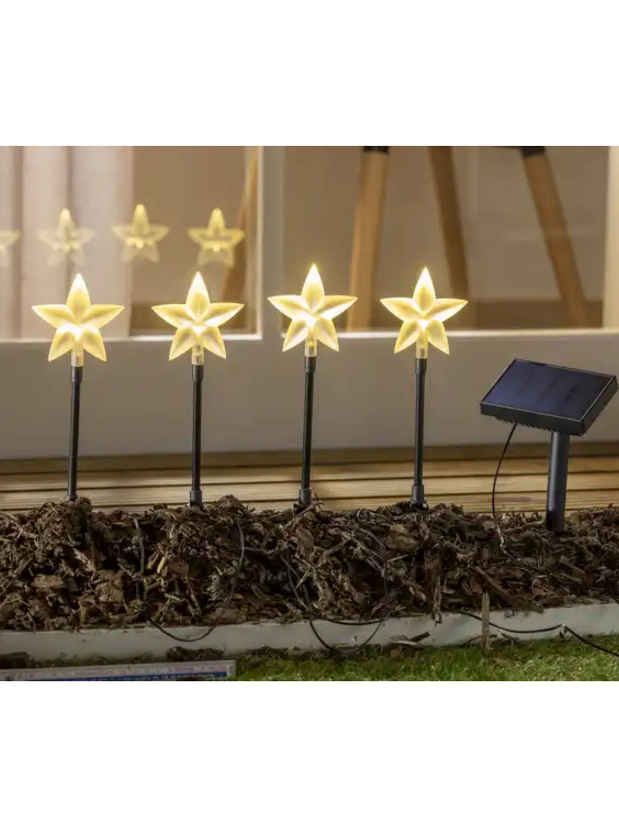 Solar Garden Stakes Stars