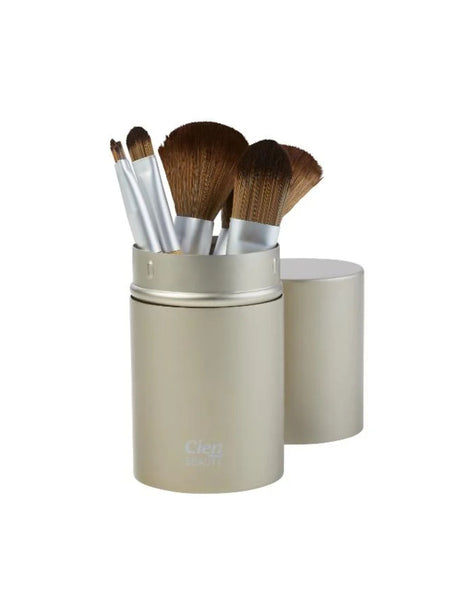 Makeup Brushes in A Case
