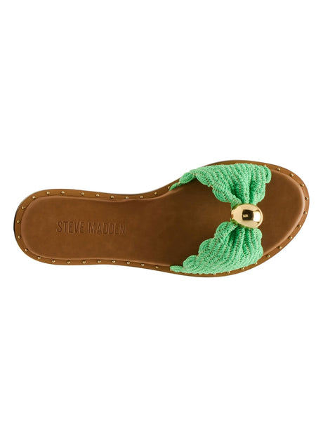 Women's Knitted Slippers,Green
