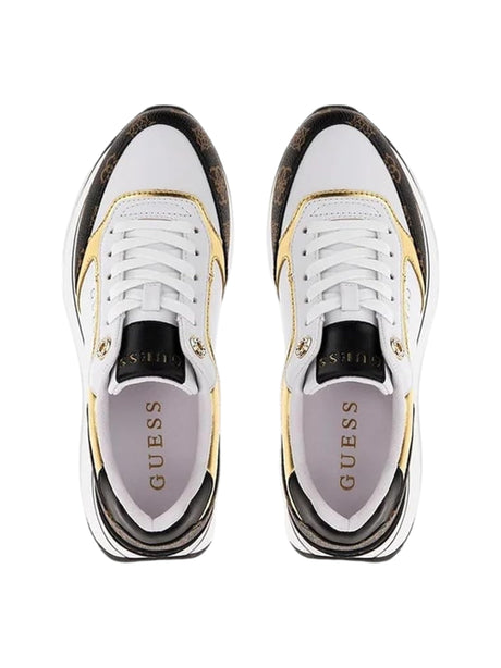 Women's Colorblocked High Shoes,White
