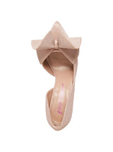 Women's Shiny Heeled Shoes,Dusty Rose