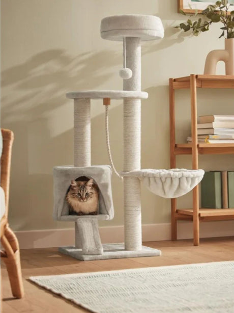 Cat Tree With Cozy Cave