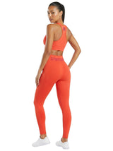 Women's Plain Legging,Orange