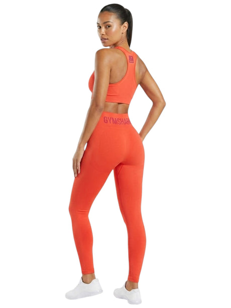Women's Plain Legging,Orange