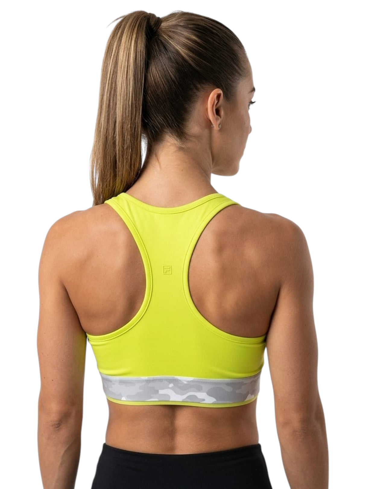 Women's Colorblocked Sport Bra,Phosphoric