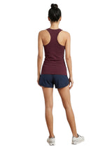 Women's Plain Sport Top,Burgundy