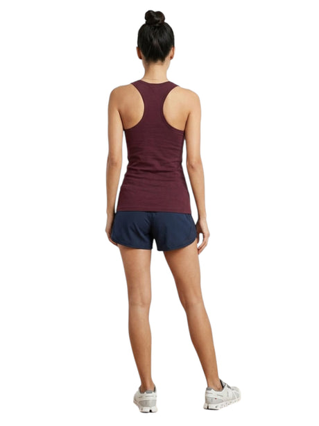 Women's Plain Sport Top,Burgundy