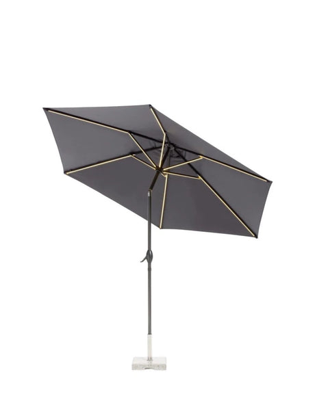 Parasol With Solar Led Lighting