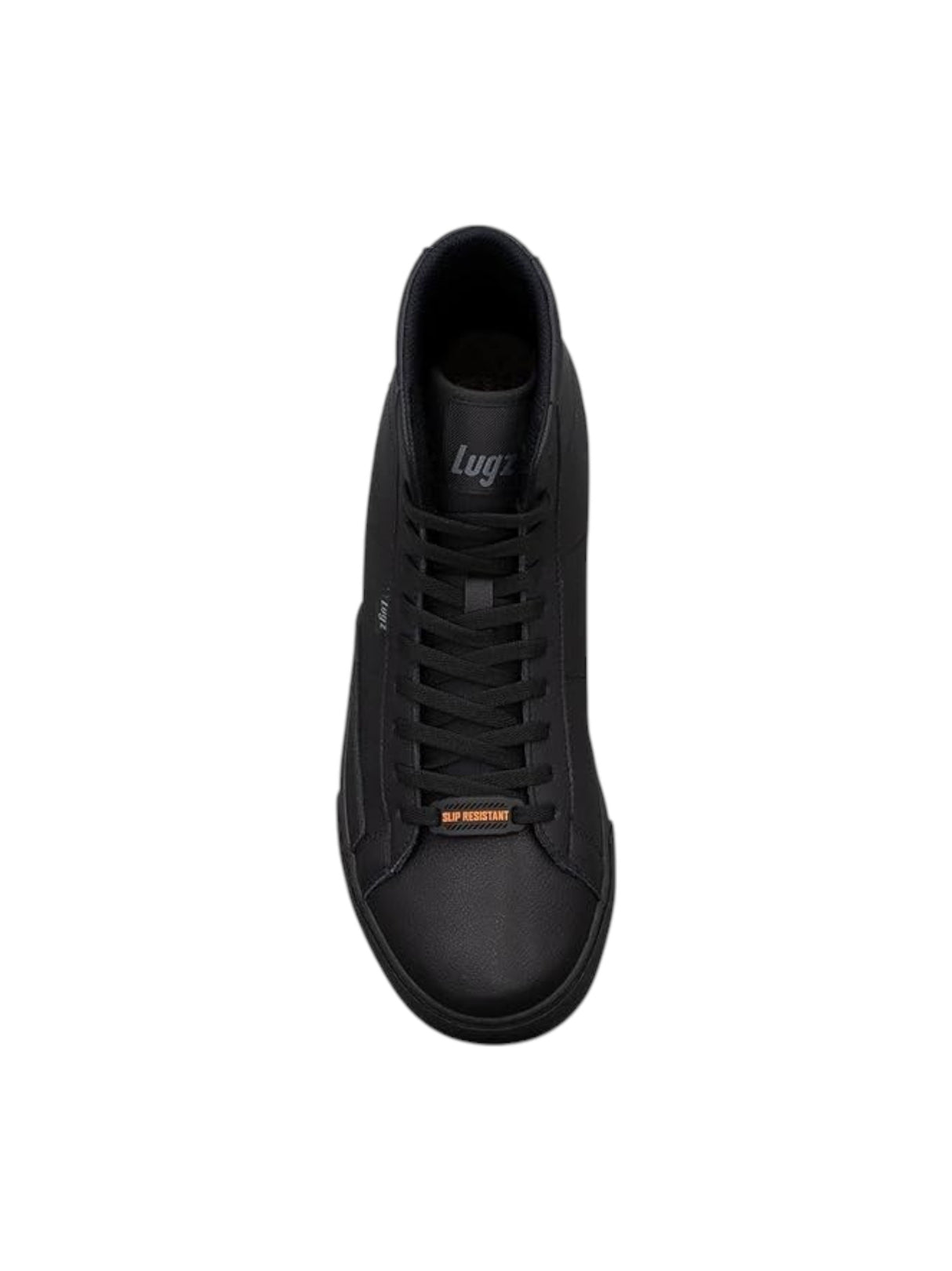 Men's Plain High Top Shoes,Black