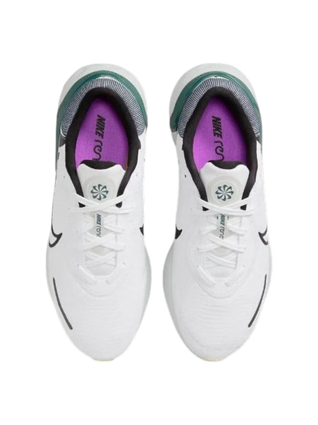 Renew Men's Logo Patched Shoes,White