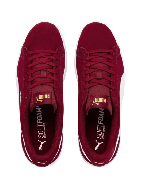 Men's Colorblocked Shoes,Burgundy
