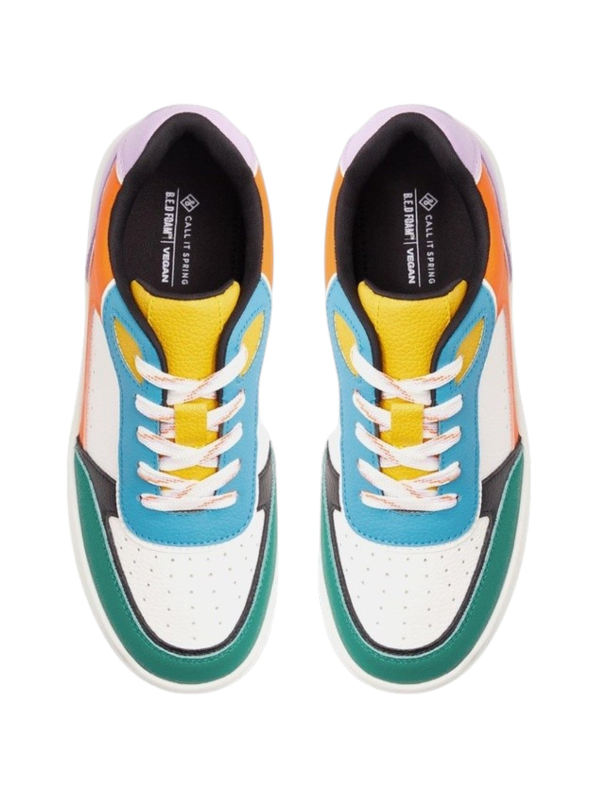 Men's Colorblocked Shoes,White