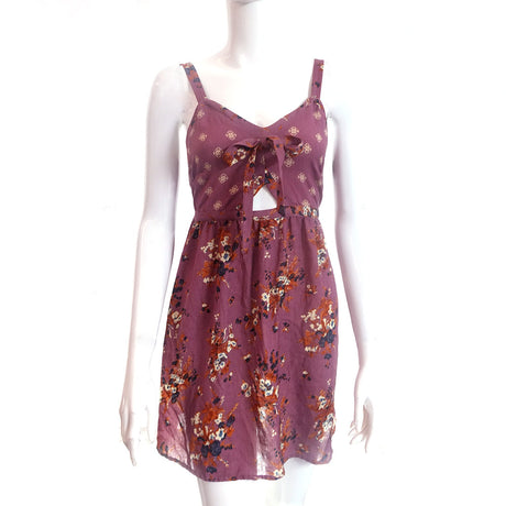 Image for Women's Floral Party Dress,Purple