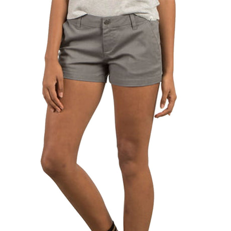 Image for Women's Solid Chino Short,Grey