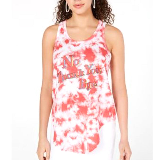 Image for Women's Printed Casual Top,Pink/White