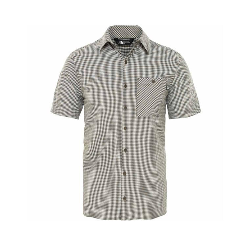 Image for Men's Striped Shirt, Olive/White