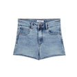 Image for Women's Washed Slim-Fit Denim Short,Light Blue