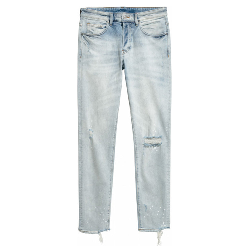 Image for Men's Skinny Ripped  Jeans, Light Blue