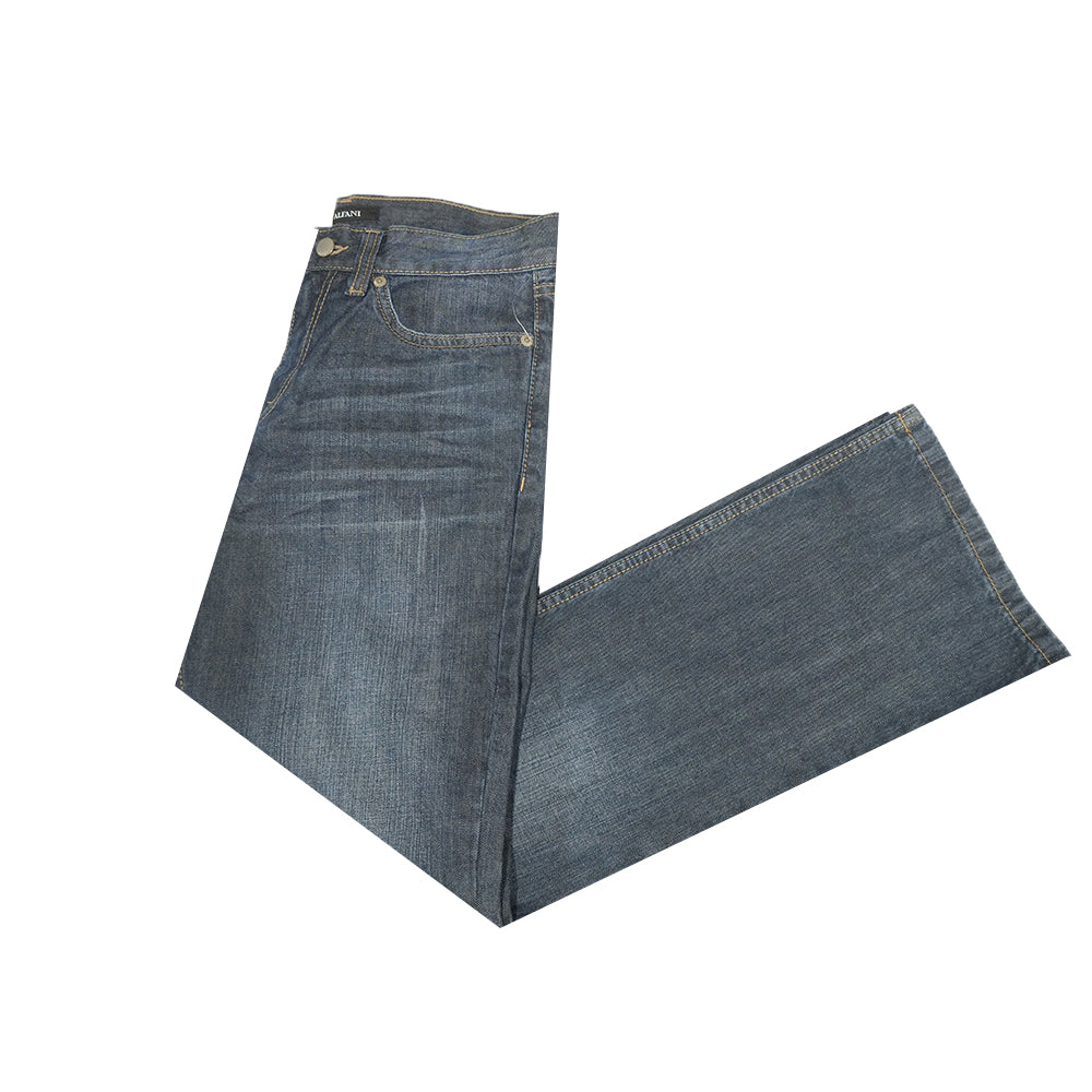 Image for Men's bootcut washed jeans,Navy