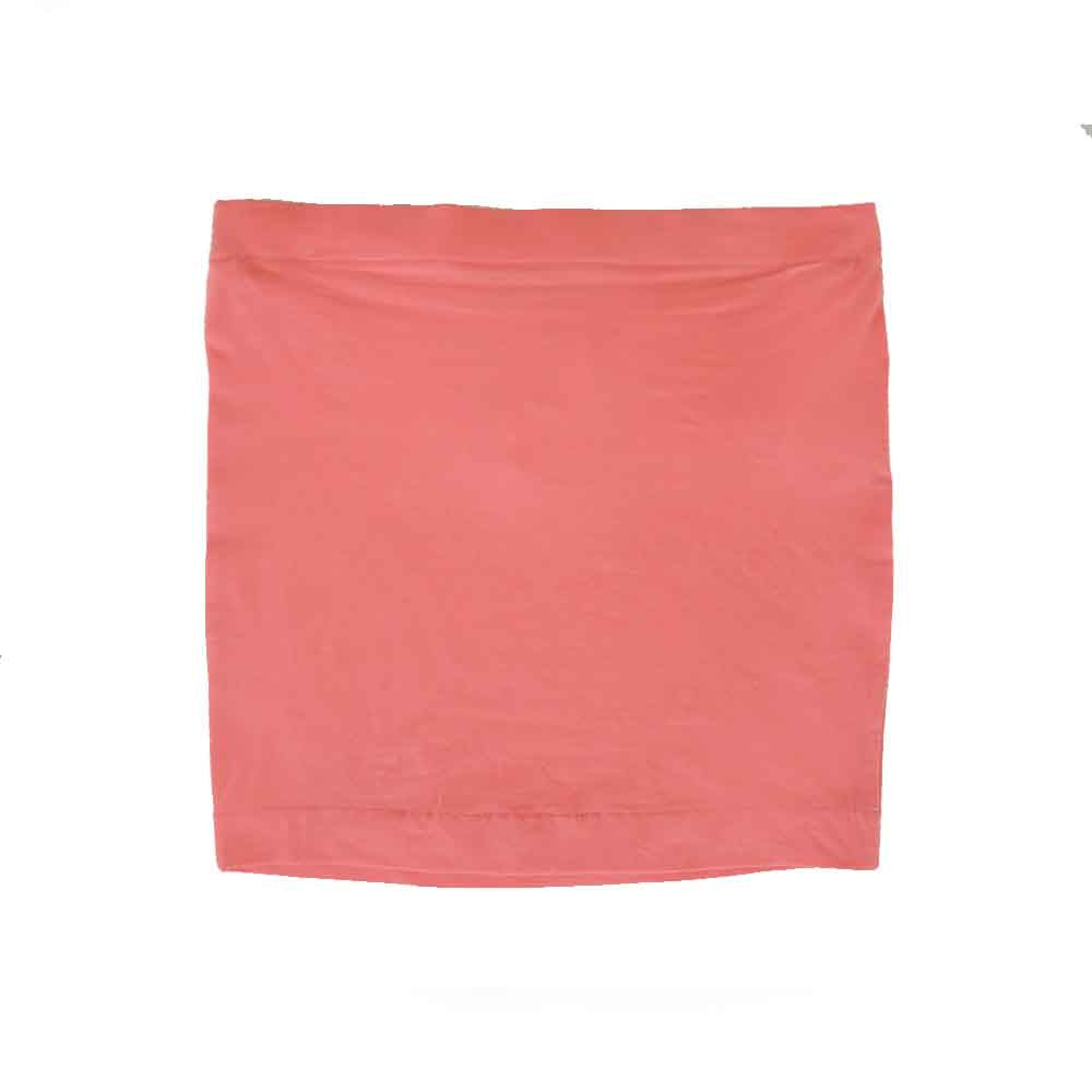 Image for Women's Stretchy Plain Mini Skirt,Coral