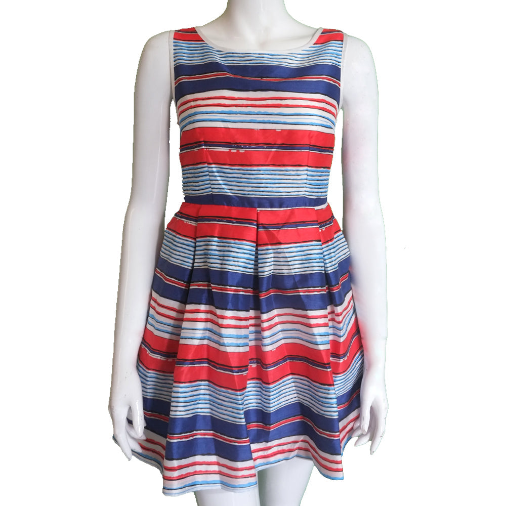 Image for Women's Striped Party Dress,Multi