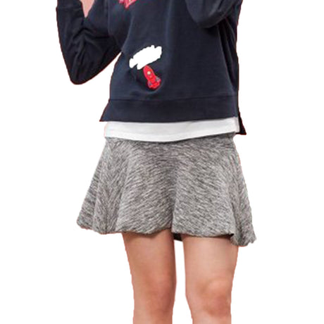 Image for Women's Ruffled Mini Skirt,Grey
