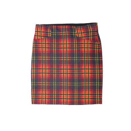 Image for Women's Plaid Mini Skirt,Multi