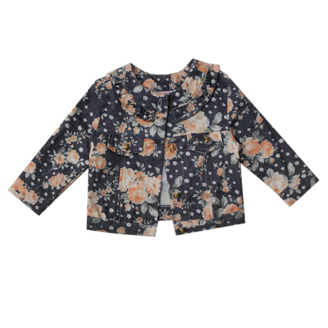 Image for Kids Girl Floral Jacket,Multi