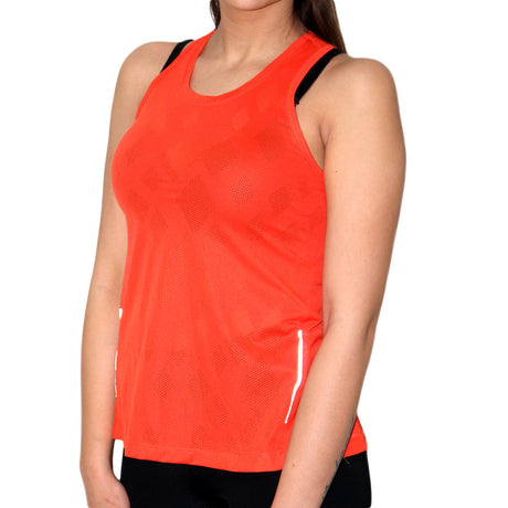 Image for Women's Mesh Raceback Sport Top,Orange