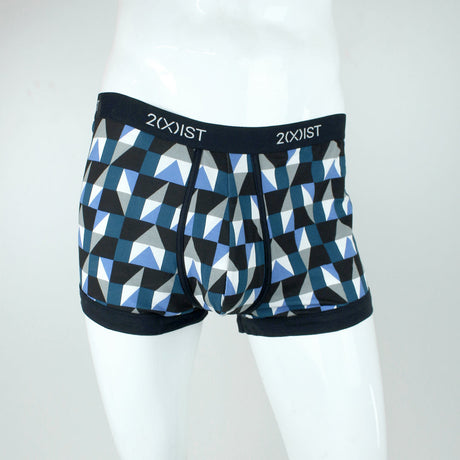 Image for Men's Printed No-Show Trunks,Multi