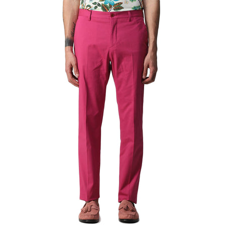 Image for Men's Plain Casual Pant,Dark Pink