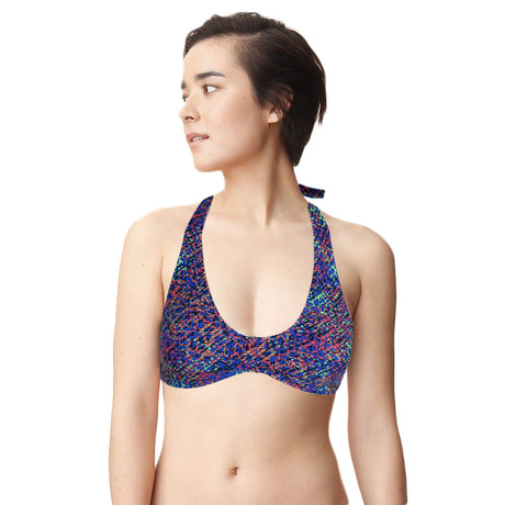 Image for Women's Non-Padded Printed Bikini Top,Multi