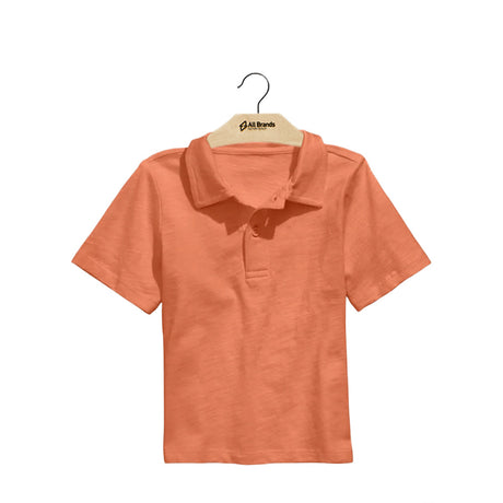 Image for Kids Boy Plain Polo t-Shirt,Orange
