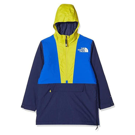 Image for Kids Boy Quarter Zip Puffer Hoodie,Navy/Neon