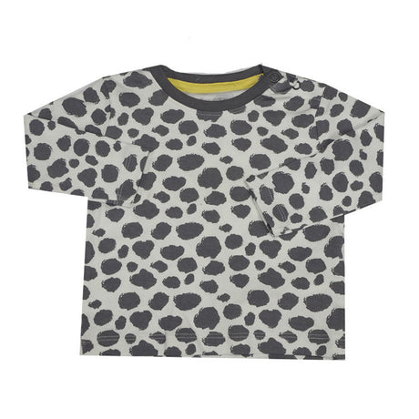 Image for Kids Girl's Crew-Neck Top,White/Grey