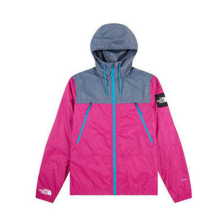 Image for Men's Windbreaker Jacket,Pink/Grey