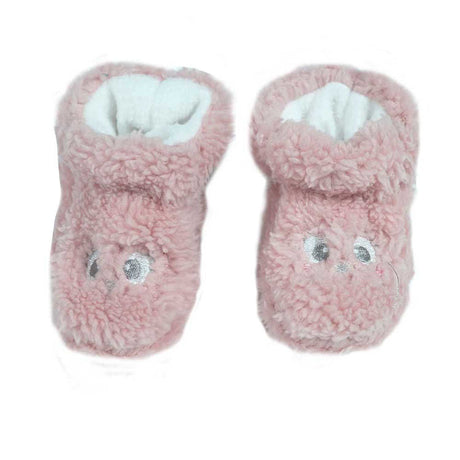 Image for Kid's girl's Bear print slippers,Pink
