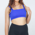 Image for Women's Strappy-Back Crop Top,Blue