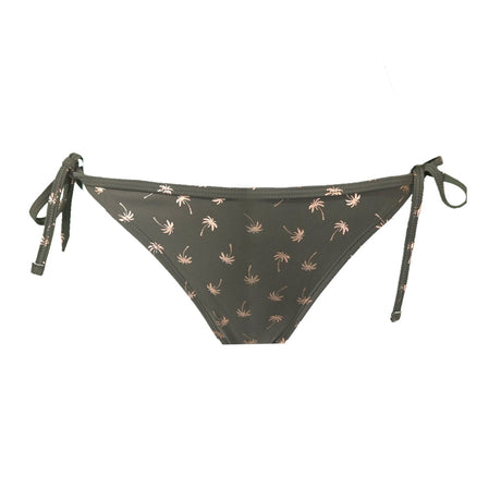 Image for Women's Printed-Metallic Bikini Bottom,Olive