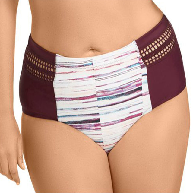 Image for Women's Tummy-Control High-Waist Bikini Bottom,Purple