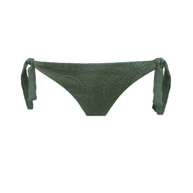 Image for Women's Textured Bikini Bottom,Olive